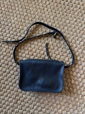 Madewell Black Leather Belt Bag